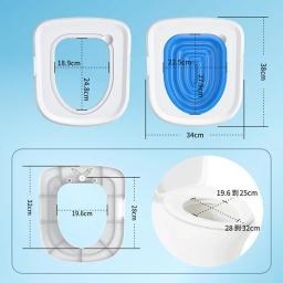 Kit De Treinamento De Banheiro De Plástico Para Gatos, Tapete De Lixo Reutilizável, Pet Cleaning, Bedpans, Produto Higiênico, Acessórios Para Filhotes - Image 5