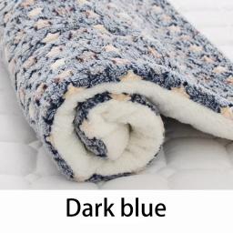 Esteira de dormir padrão urso para animal de estimação, cabelo macio, cobertor espesso, fleece pad, casa, lavável, quente, cão, gato, pet fornecimentos - Image 6