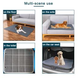 Reutilizável Dog Pee Pad Cobertor, Fralda absorvente Cama de treinamento de cachorro lavável, Tapete de urina para pet, Tampa do assento de carro - Image 4
