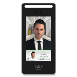 WIFI/TCP Palm reconhecimento rosto dinâmico biométrico sistema de controle de acesso RFID cartão atendimento máquina 5 Polegada Full View HD tela - Image 1