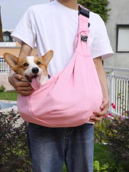 Bolsa de transportadora ajustável Pet Dog Travel Outdoor Puppy Single Shoulder Bags, Bolsa de ombro confortável, Corgi Puppy Tote Pouch - Image 3