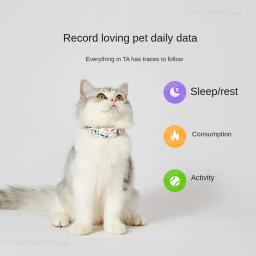 Xiaomi-PETKIT inteligente Pet Coleiras Tag, Bluetooth, Controle Remoto, Atividade Impermeável, Dormir Monitor para Cão, Gato, Pet Supplies, Novo - Image 4
