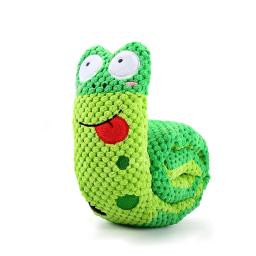 Interativo Squeak Food Molar Toy para Dog, Plush Sound Toys, Caracol Dobrável e Sniffing, Pet Toy Supplies, Foraging Training - Image 4