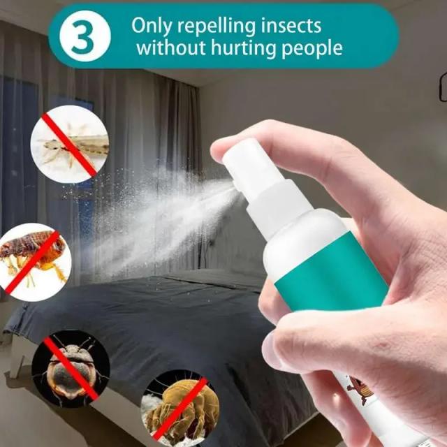 Tratamento Rápido em Spray para Pulgas e Piolhos em Cães e Gatos - Eficaz contra Carrapatos, 100ml