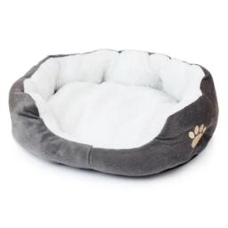 Canil super macio para animais, cama de pelúcia, tapete de gato, suprimentos para cães, tamanho pequeno e grande, bichon, Natal - Image 2