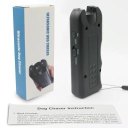 Portátil ultra-sônico anti-latido repelente para animais de estimação, dispositivo de treinamento do cão, ao ar livre dissuasor caçador, LED para repelir cães e gatos - Image 6