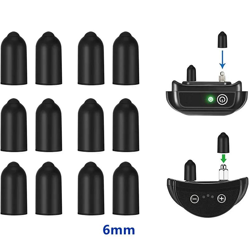 Coleira de choque do cão com pontas de borracha, 12pcs, acessórios do silicone, substituível, condutora, anti casca, coleiras do treinamento - Image 1