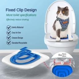 Kit De Treinamento De Toalete De Plástico Reutilizável, Tapete De Litter De Gato, Treinador De Toalete Para Animais De Estimação, Cachorro, 2023 - Image 2