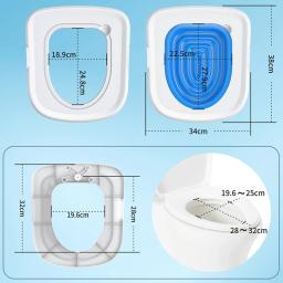 Kit de treinamento higiênico reutilizável para pet, Cat Toilet Trainer, Puppy Cat Litter Mat, Pet Cleaning, Ensine o gato a usar - Image 6