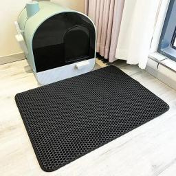 Impermeável Cat Litter Mat, dupla camada de EVA Pet WC, anti-derrapante areia tigela filtro, Sandbox Pad, lavável cama, produtos de almofada limpa - Image 2