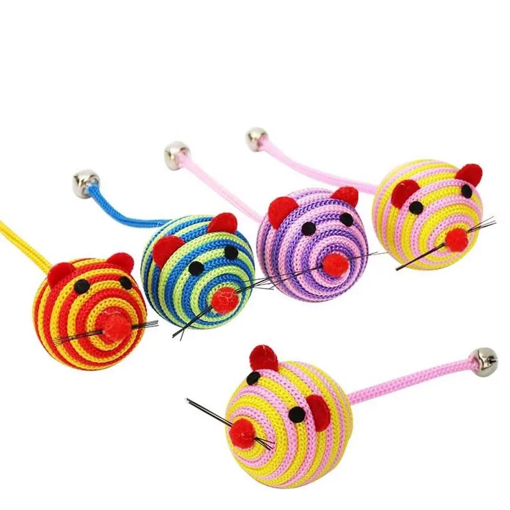 Bell Stripe Interactive Playing Toy para gato pequeno, treinamento de gatinho, Mouse, Pet Supplies, Pet Acessórios, Brinquedos - Image 1