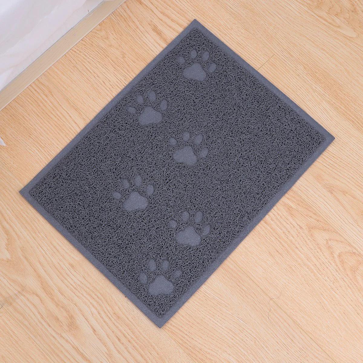 Esteira de areia gato tapete caixa limpeza pet matstrapping suprimentos bandeja do cão lavável piso trapper - Image 1