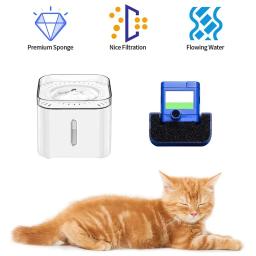 Pet bebendo esponja filtro, distribuidor de água para gatos e cães, saudável, fonte acessórios, 1pc, 4 pcs - Image 5