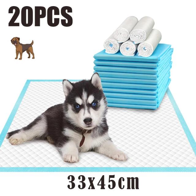Fraldas Super Absorventes para Pets - Almofadas Descartáveis e Tapetes Secantes para Cães e Gatos com 120 Unidades
