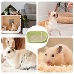 Toalete portátil do treinamento para cães pequenos e gatos, suporte da almofada do filhote de cachorro, bandeja potty interna - Image 3