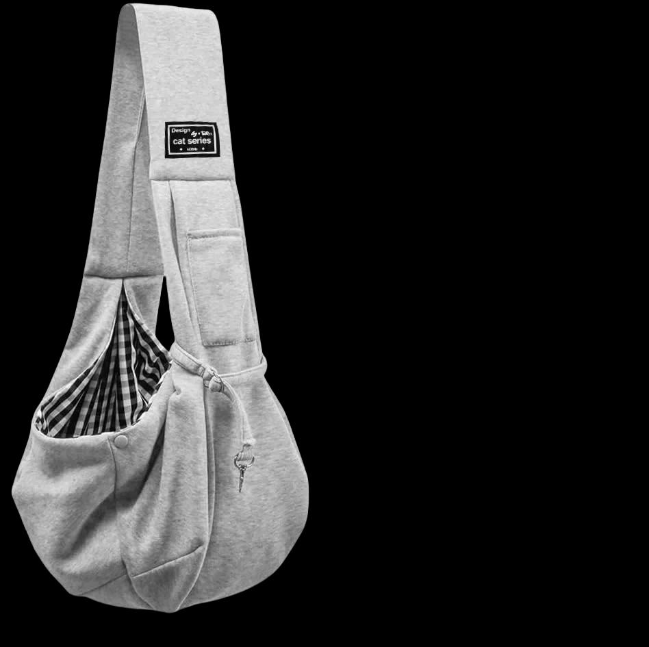 Bolsa de ombro Crossbody algodão confortável para animais de estimação, viagens ao ar livre, estilinete portátil de gato e cachorro - Image 1