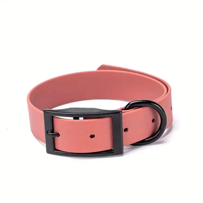 Coleiras impermeáveis de treinamento para animais de estimação, coleira de PVC, resistente a sujos, fácil limpeza, cães pequenos, médios, grandes, alta qualidade, nova moda - Image 1